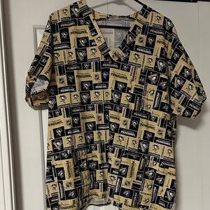 Black & Gold Short Sleeve Shirt